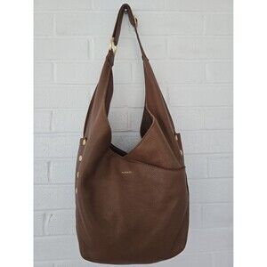 Hammitt Tom Zip Shoulder Hobo Bag  Limited Release Brown MRSP 595$